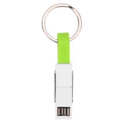 

4 in 1 USB Cable Keychain Micro Type C 8 Pin Charge Line for Android iPhone