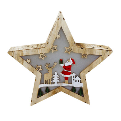 

〖Follure〗Christmas Ornaments LED Light Chalet Hotel Bar Christmas Tree Decoration