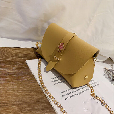 

Tailored Women Solid Color Flower Shoulder Bag Out Small Bag Sweet Fashion Diagonal Bag