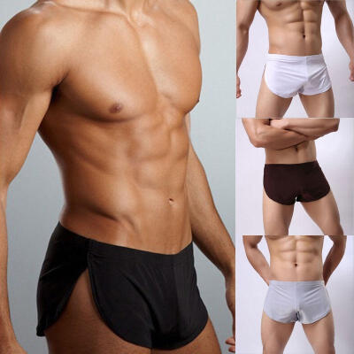 

Fashion Men Boxer Briefs Shorts Soft Home Pants Underwear Bulge Pouch Underpants