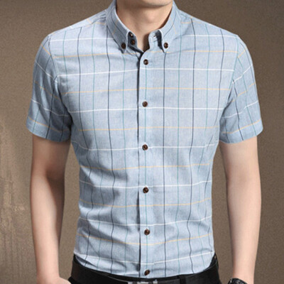 

Tailored Summer Mens Leisure Short-sleeved Mens Comfortable Leisure Shirt Tops
