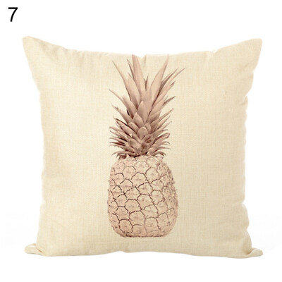 

Kiwi FruitHamburgerPineapple Pillow Case Cushion Cover Home Sofa Car Decor