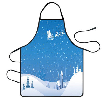 

Toponeto Christmas Decoration Waterproof Apron Kitchen Aprons Dinner Party Apron