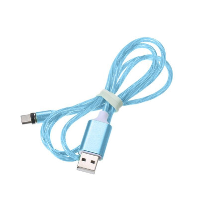 

1M LEDs Data Cable Lighting Multifunctional Dust Plug Design Mobile Phone Charging Cable with Magntetes Adsorption For iPhone iOS
