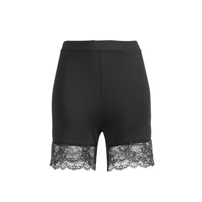 

2019 Ladies Women Elastic Safety Lace Soft Under Shorts Pants Underwear Shorts