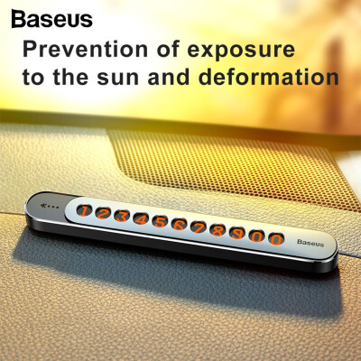 

Baseus Sliding Cover Temporary Parking Number for car phone number plate card auto accessories