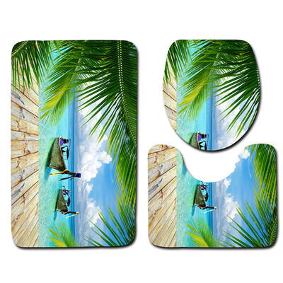 

〖Follure〗3pcs Non-Slip Bath Mat Bathroom Kitchen Carpet Doormats Decor