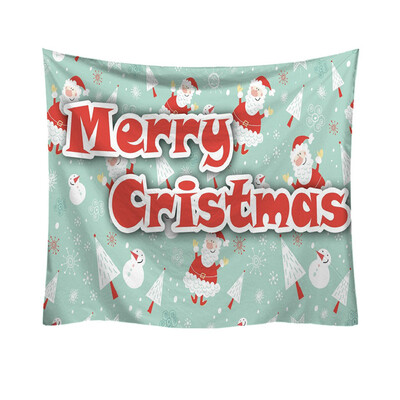 

〖Follure〗Christmas Fashion Tapestry Cartoon Pattern Style Decorative Tapestry Home Decor