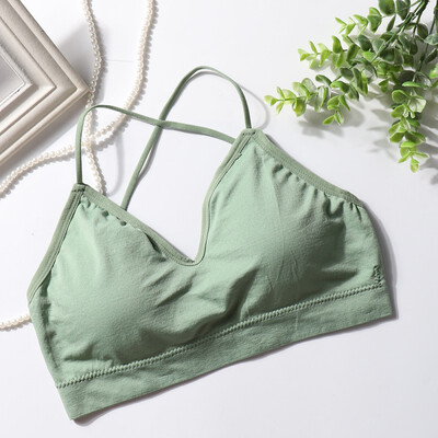 

Back Elastic Seamless Cotton Anti-light Wrapped Chest Bra