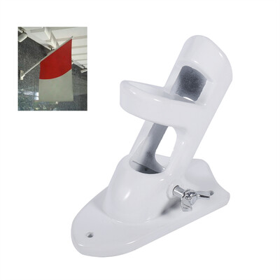 

Windsock BaseGreensen 2 Angle Aluminium Alloy Flag Pole Holder Mounting Wall Mount Flagpole Windsock Bracket White