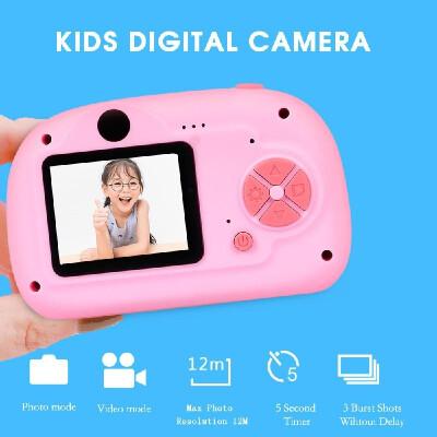 

Kids Camera HD Mini Digital Camera 12MP 2 Screen Children Camcorders Photos Video Gifts for Boys & Girls