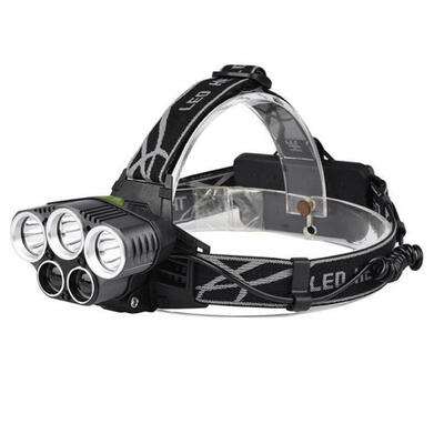 

Outdoor Headlamp Flashlight LED Headlamps Bright USB Rechargeable Waterproof 6 Modes 5 Heads Headlight For Camping Fishing