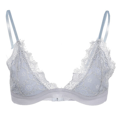 

Toponeto 3PC New Women Lace Plus Size Vest Wireless Bra Lingerie Sexy Underwear Camisole