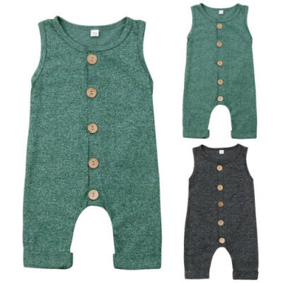 

Newborn Baby Boy Girl Cotton One-Piece Romper Jumpsuit Outfit Sunsuit Overalls