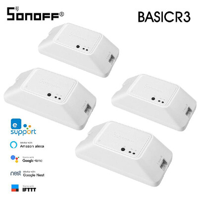 

SONOFF BASICR3 WIFI DIY Smart Switch With Timer Internet APP Voice LAN Control DIY Mode Work With Amazon Alexa Google Home Nest