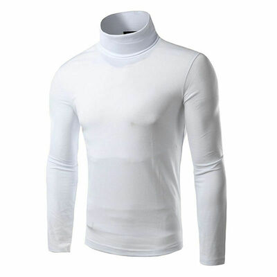 

Mens Thermal Turtle Neck Skivvy Turtleneck Sweaters Stretch Shirt Tops