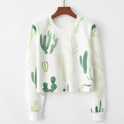 

Starmoon Women Casual V-Neck Long Sleeve Plus Size Leaf Print Tops Loose T-Shirt Blouse