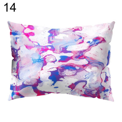 

Multicolor Stone Print Pillow Case Cushion Cover Sofa Bed Car Cafe Office Decor