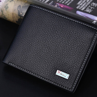 

Mens Wallets Fashion Business Leather Purse Brand Solid Card Purse Men Vintage Leather Wallet Credit Card Dollar Price