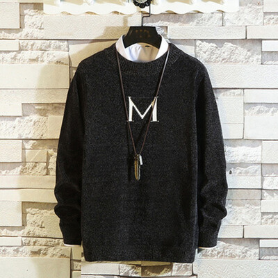 

Toponeto Mens New Autumn Winter Casual Long Sleeve Knitting Sweaters Tops Blouse