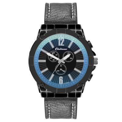 

Gobestart Fashion Leather Mens Quartz Watch Mens Watch Luxury Casual Watch Clock