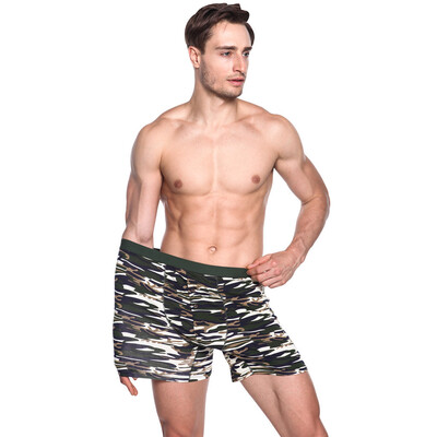 

Tailored Men Hot Fashion Camouflage Colourful Comfortable 100 Cotton Underwear Plus Size