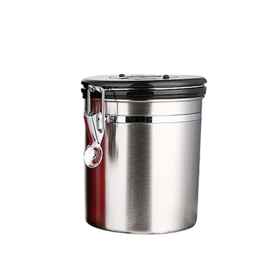 

Stainless Steel Airtight Sealed Canister Coffee Flour Sugar Tea Container Kitchen Storage Bottles Jars Boxes