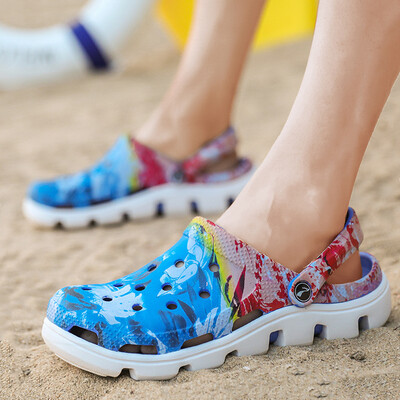 

Summer personalized beach shoes Korean fashion shoes mens non-slip soft sandals dual-purpose sandals