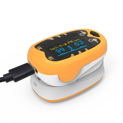 

Infant Fingertip Pulse Oximeter Pediatric SpO2 Blood Oxygen Saturation Meter Baby PR OLED Rechargeable Pulsoximeter