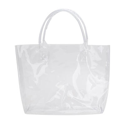 

Summer Beach Totes PVC Transparent Women Shopping Bags Shoulder Handbags