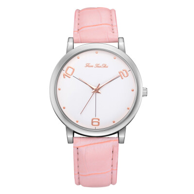 

Business Women Watches Roman Numerals Dial Fashion Ladies Quartz Wristwatch Solid Color Leather Strap Clock Dress Reloj Mujer