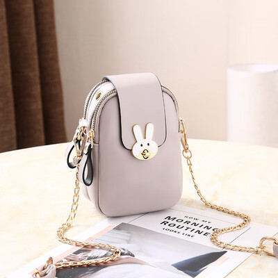 

Mobile Bag Girl Slant Bag Small Summer Fashion Hundred Chains Lady Bag Leisure Single Shoulder Slant Bag