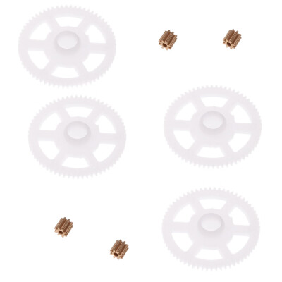 

RC Parts & Accessories 4pcs Original WLtoys V686G Part V686-11 V686-08 Gear Wheel with 4pcs Copper Gear Set for JJRCWLtoys V6