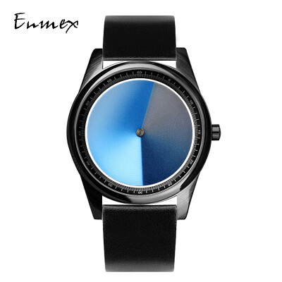 

Enmex cool fashion watch blue light gradually discoloration canvas with cool creative mens watch during the translation of holida