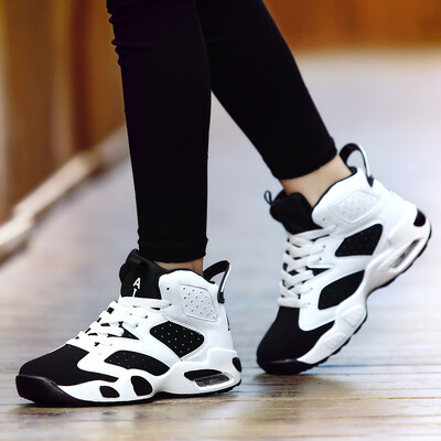 

Spring&summer women sports casual shoes lovers air cushion high running shoes aj4 basketball shoes Joe 7 breathable board shoe