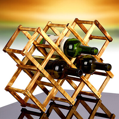 

Siaonvr Red Wine Wooden Rack 3610 Bottle Mount Holder Kitchen Exhibitio