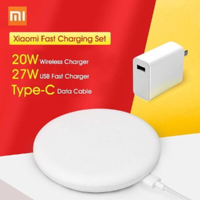 

Xiaomi Wireless Charger 20W Max Qi Smart Quick Charge with 27W USB Charger Phone