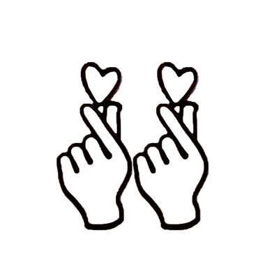 

New Hollow Metal Finger Heart Drop Earrings for Women European Korean Fashion Statement Jewelry Accessories Brincos