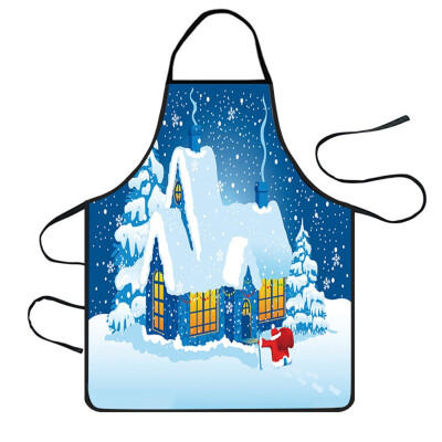 

Siaonvr Christmas Decoration Waterproof Apron Kitchen Aprons Dinner Party Apron