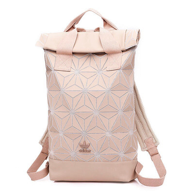 

Adidas original 3D BP ROLL TOP 4D diamond designed unisex off white backpack casual school bag for high school&university