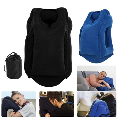 

Multicolor Inflatable Cushion Travel Pillow Airplane Pillows Neck Chin Head Support