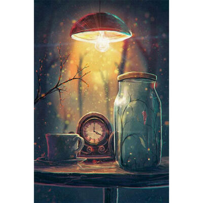 

5D DIY Full Drill Diamond Painting Light Cross Stitch Embroidery Mosaic Kit