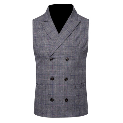 

Toponeto Mens Fashion Business Casual Wedding Waistcoat Tops Vest Jacket Top Coat