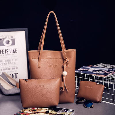

3pcs Women Leather Shoulder Messenger Purse Handbag Crossbody Satchel Tote
