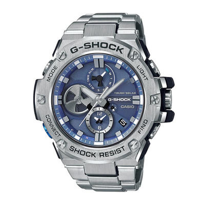

Casio G-Shock G-STEEL GST-B100D-2A Bluetooth Wristwatch Tough Solar Watch - Blue