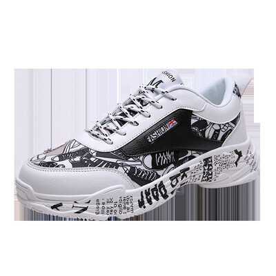 

Mens sneakers Autumn fashion trend mens graffiti running shoes mens shoes
