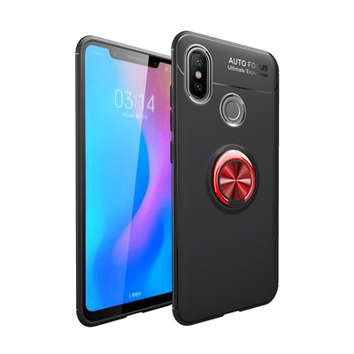 

Goowiiz Phone Case For Huawei Honor 7X8x8x MaxMax EnjoyMate SE Luxury Metal Ring Magnetic Bracket TPU Shockproof Cooling