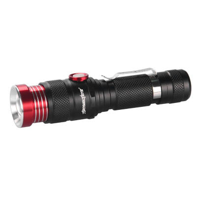 

L2 LED 5 Mode USB Rechargeable Flashlight Torch Telescopic Zoom Riding Lamp