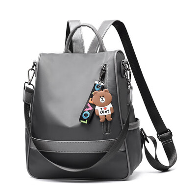 

Ins super fire backpack 2018 new female Korean fashion Oxford cloth canvas backpack female models anti-theft wild tide