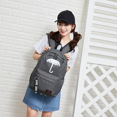 

GirlsMiddle School Students Backpack Womens Korean Edition High School Shoulder Bag Insfeng Primary School Students Junior Hig